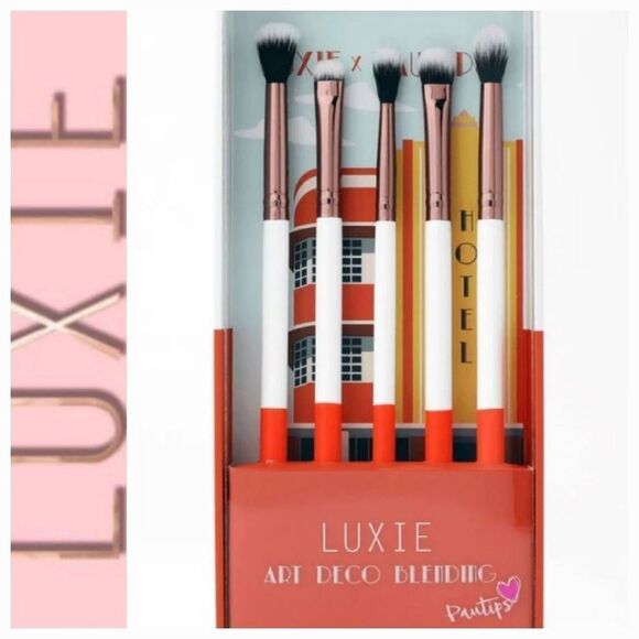 Luxie Art Deco 5PC Blending Brush Set